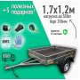 АВТОМОБИЛЬНЫЙ ПРИЦЕП VIKING LIGHT 1217 1,71x1,25м (борт 310мм) 