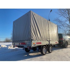 АВТОМОБИЛЬНЫЙ ПРИЦЕП MULLERWAGEN Х2 PLAT 2035 3,52x2,0м (борт 280мм) 